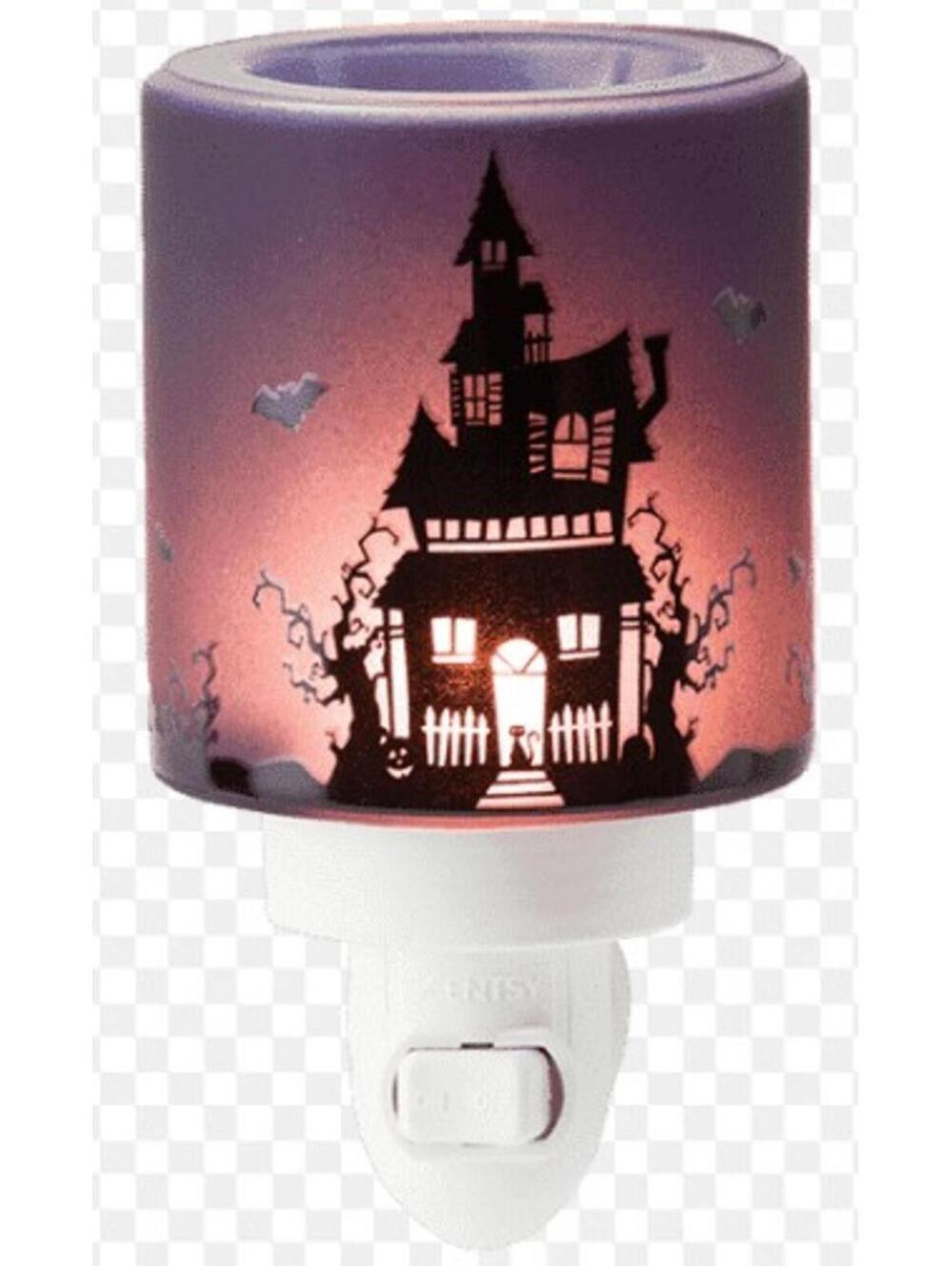 SCENTSY RETIRED Spooky House Wall Plug-in Wax Warmer New in Box